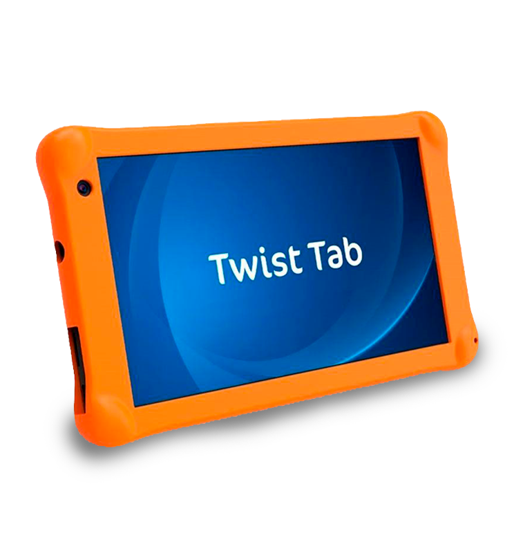 Produto vai acompanhado por uma capa de borracha, para maior proteção Tablet Positivo Twist Tab T770K 16GB