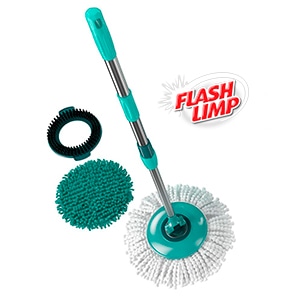 mop giratório 3 em 1 flashlimp absorção