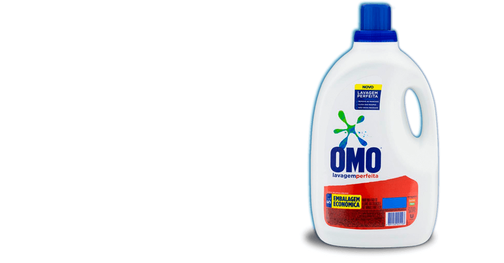Sabão Pó Omo Lavagem Perfeita rendimento remove manchas