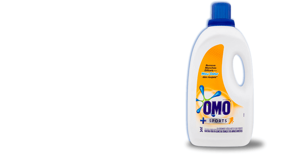 Cuida das roupas e não deixa resíduos Sabão Pó Omo Lavagem Perfeita Pro rendimento remove manchas