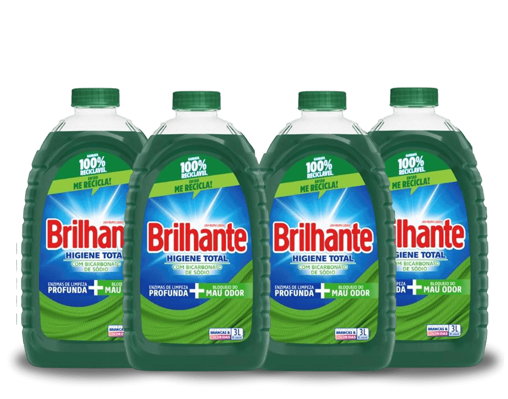 Sabão Líquido Brilhante Higiene Total Sabão Líquido Brilhante Higiene Total