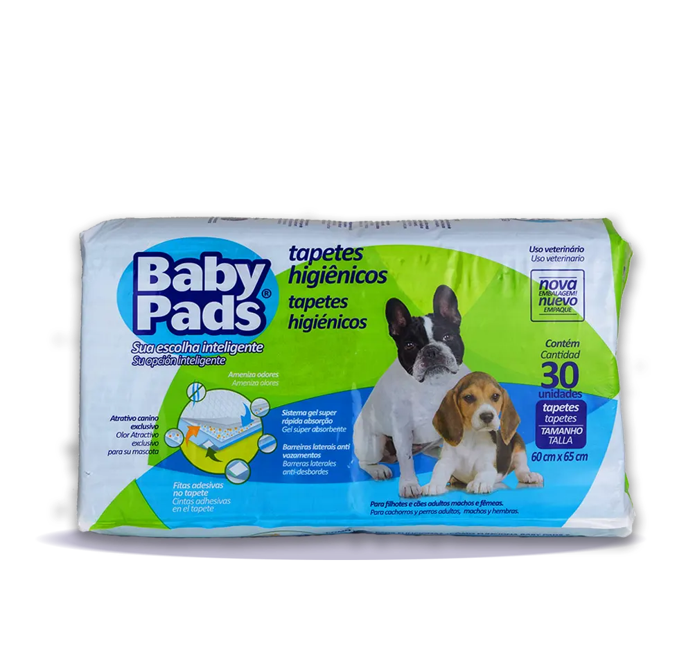 Tapete Higiênico para Cães Petix Baby Pads – 30 Unidades Tapete Higiênico para Cães Petix Baby Pads 30 Unidades