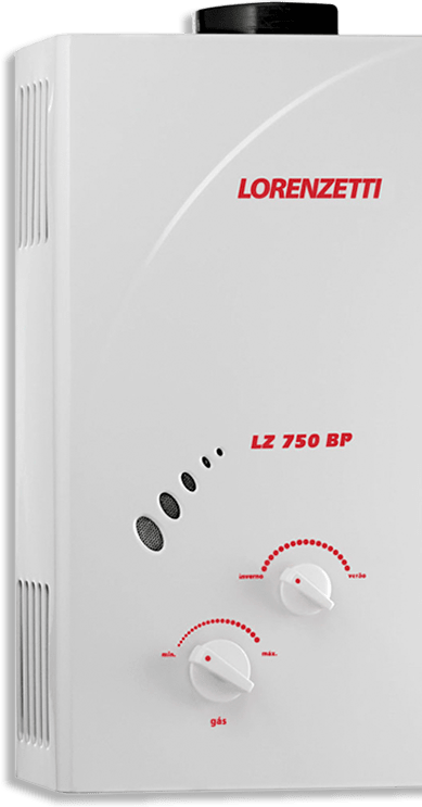 detalhe do Aquecedor de Água a Gás Lorenzetti LZ 750 detalhe do Aquecedor de Água a Gás Lorenzetti LZ 750