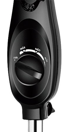 140W de potência Ventilador Coluna Mondial Black Premium
