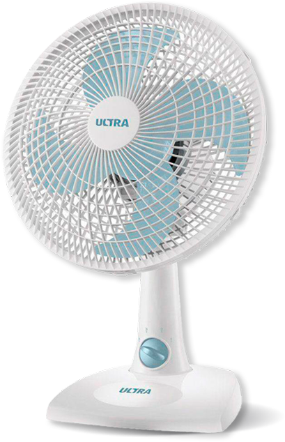 Ventilador de Mesa Ultra V16 30 cm – Branco/Azul Ventilador Mesa Ultra V16 30 cm Branco Azul