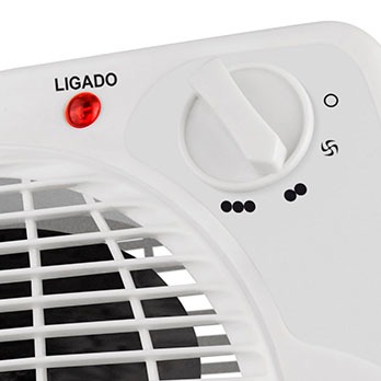 Aquecedor Dilleta da Cadence com botões