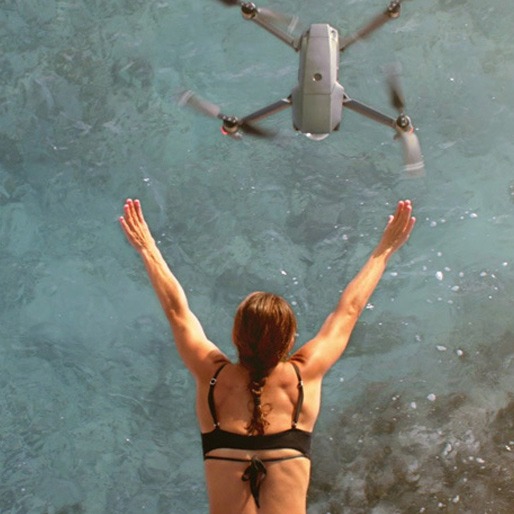 Com a possibilidde de ser controlado pelo seu smartphone drone dji mavic pro controle smartphone