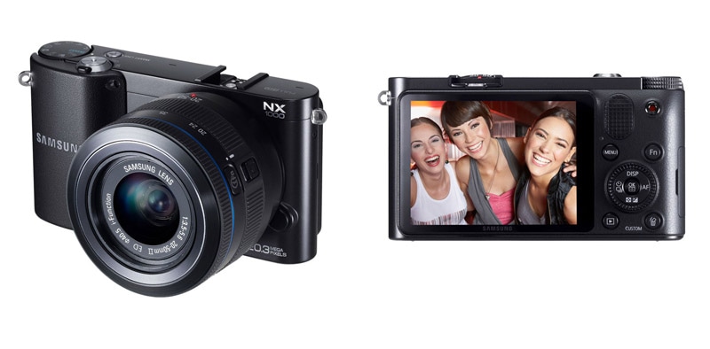 Câmera Digital Samsung NX1000 Preta com 20.3MP