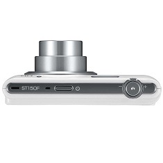 câmera Samsung Smart ST150F Branca zoom