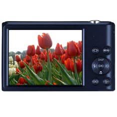 câmera digital Samsung ST72 Preta Cobalto visor