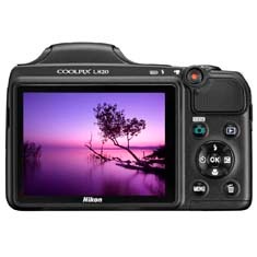 Câmera Digital Nikon Coolpix L820 Preta | Extra