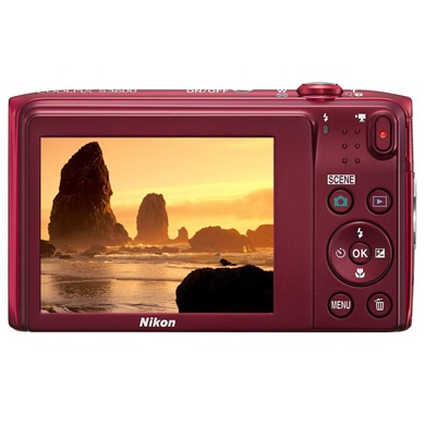 simae-naga Nikon COOLPIX S6000 レッド 本体 Nikon デジタルカメラ COOLPIX S6000
