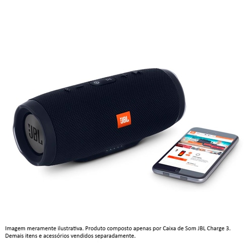 Caixa De Som Jbl Flip 10w Portátil Bluetooth Preto Caixa De Som Portatil Jbl Charge 3 Bluetooth A Prova D Agua 20w Caixa De Som Portatil Extra 8096932