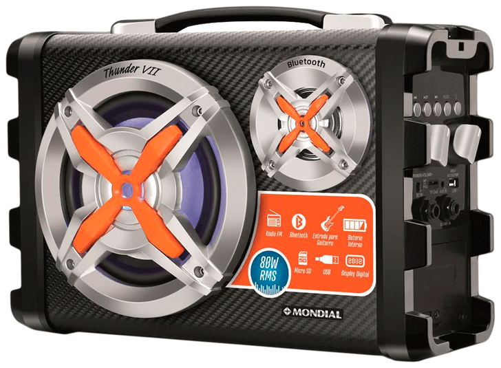 Caixa Amplificada Multi Connect Thunder VII COM-07 Mondial Caixa Amplificada Multi Connect Thunder VII COM-07 Mondial