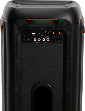 A PartyBox 300 pode carregar a bateria de seus dispositivos Caixa Som PartyBox 200 JBL conexões USB Bluetooth TWS RCA recarga bateria