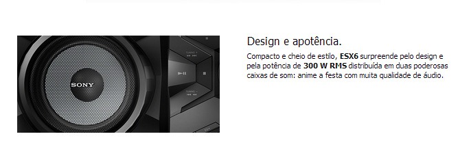 Sony Home Audio System Mhc Esx6