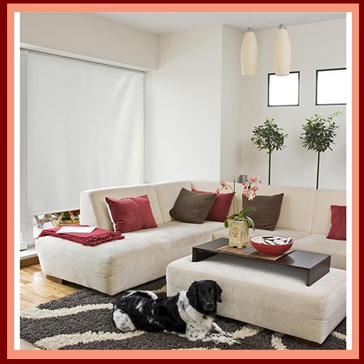 Persiana Evolux Rolo Blackout Creme decoração casa escritório