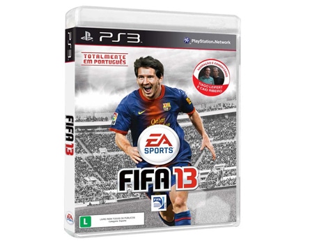 O jogo FIFA 13, para PS3