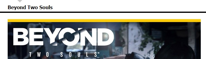 Game Beyond Two Souls