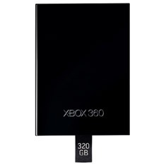 HD 320GB Microsoft para X360 Preto close