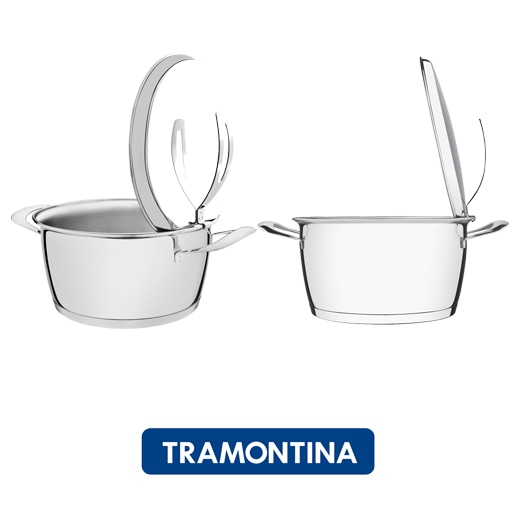 Jogo Panelas Tramontina Aço Inox