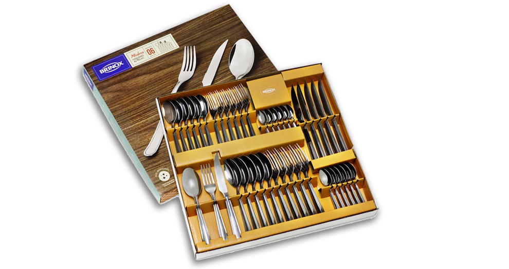 Faqueiro Brinox Módena Inox com 42 peças Faqueiro Brinox Módena Inox com 42 peças