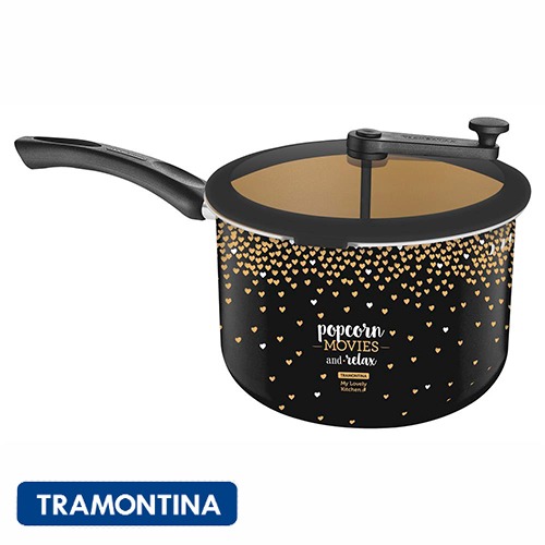 Estampa de corações pipoqueira tramontina estampa corações