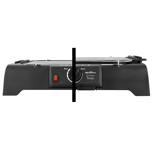 churrasqueira elétrica britânia gourmet bcg1 grelha regulável