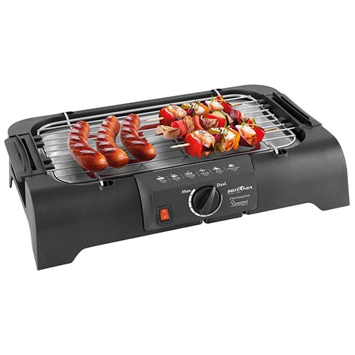 churrasqueira elétrica britânia gourmet bcg1