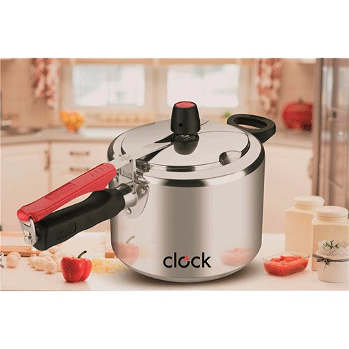 Panela de Pressão Clock Polida – 4,5 L panela pressão clock polida