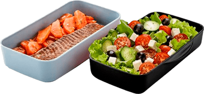 Marmita com tampa easy-open Marmita Lunch Box Electrolux duplo compartimento