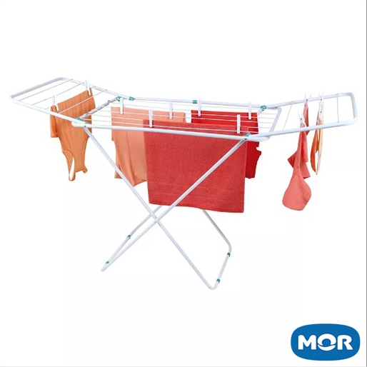 Varal de Chão Mor com Abas Dobráveis Varal Chão Mor 6005 Branco Abas