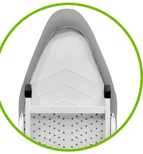 Possui ajuste de altura em 3 níveis Mesa Passar Roupa Metalmix Mixlar