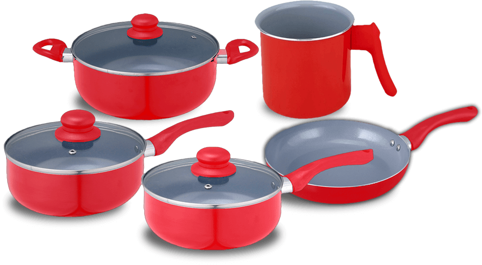 Conjunto Panelas Casa Ambiente Sevilla 5 peças
