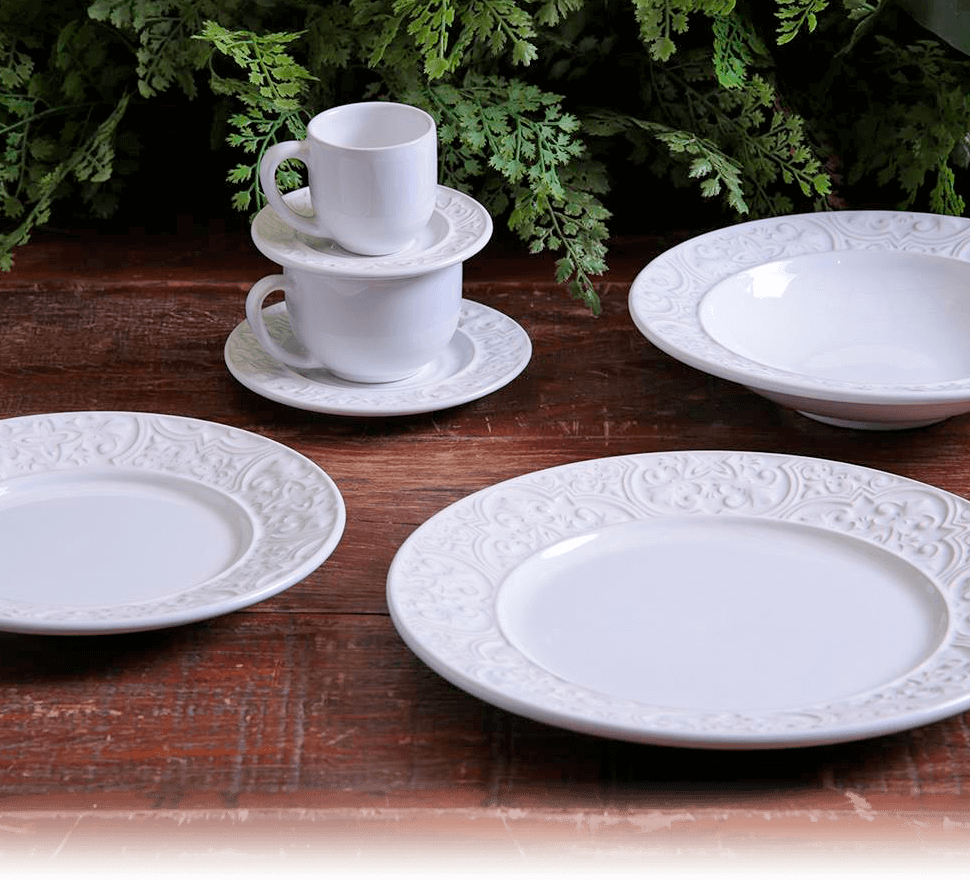 Aparelho de Jantar, Chá, Café e Sobremesa Porto Brasil Aparelho Jantar Chá Café Sobremesa Porto Brasil 42 peças
