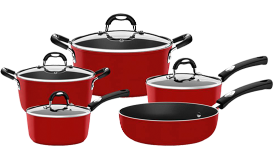 Conjunto Panelas Tramontina Mônaco Induction Vermelho Conjunto Panelas Tramontina Mônaco Induction Vermelho