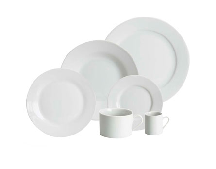 Conjunto completo para o jantar - Aparelho Inova Branco possui design inovador
