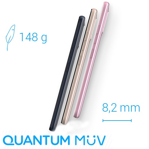 celular quantum gold fino leve