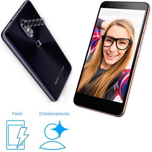smartphone quantum mirage câmeras 13mp 8mp
