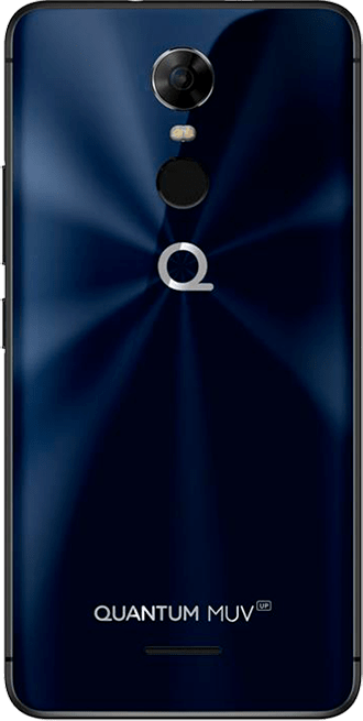 O cartão MicroSD deve ser comprado separadamente Celular Quantum MÜV UP Azul