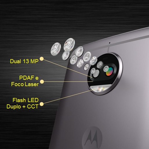Máxima qualidade de imagem Smartphone Motorola moto g?? Plus XT1802 Flash LED