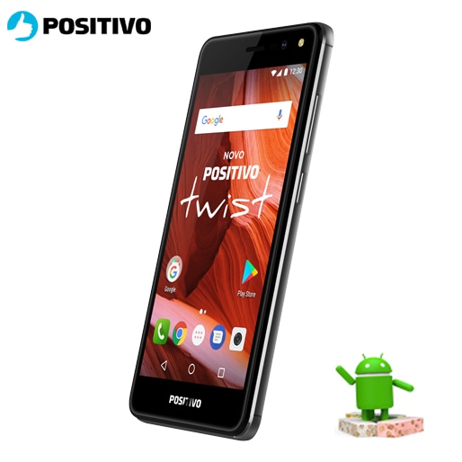 Com tela LCD, garantindo uma excelente visualização smartphone positivo twist s511 android