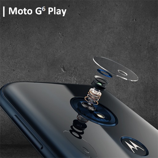 celular motorola moto g6 play câmeras 13mp 8mp