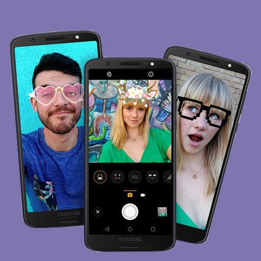 Funcionalidades únicas para suas selfies smartphone moto g6 plus câmera frontal 8mp