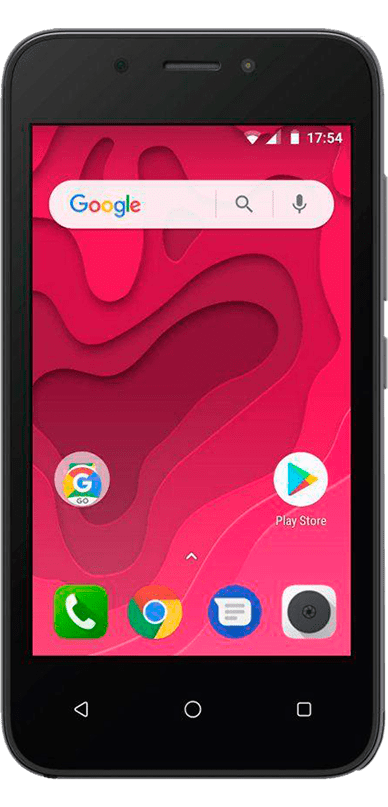 Processador Quad-Core de 1.3 GHz e 512 MB de memória RAM Celular Twist Mini S431 Positivo sistema Android 8.0