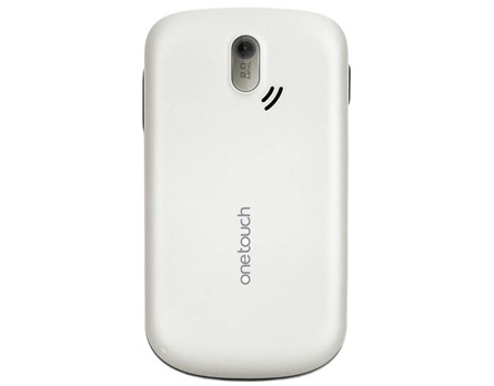 Celular Desbloqueado Alcatel OT900 Branco Câmera 2MP Teclado Qwerty 3G MP3 Rádio FM