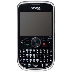 celular desbloqueado CCE Mobi QW30 Preto de frente