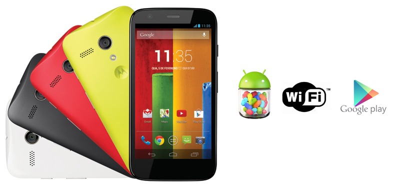 Celular Desbloqueado Moto G Colors Edition Dual 16GB Tela de 4.5