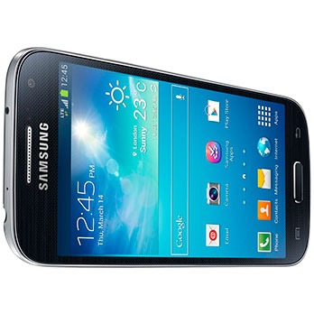 celular desbloqueado Samsung Galaxy S4 Mini 4G Preto VIVO deitado
