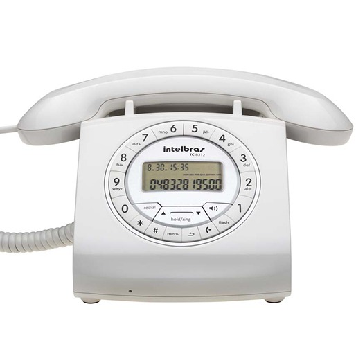 telefone fio intelbras tc8312 identificador chamadas hold